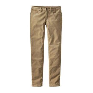 Patagonia Worn Wear Organic Cotton Fitted Corduroy Pants in El Cap Khaki